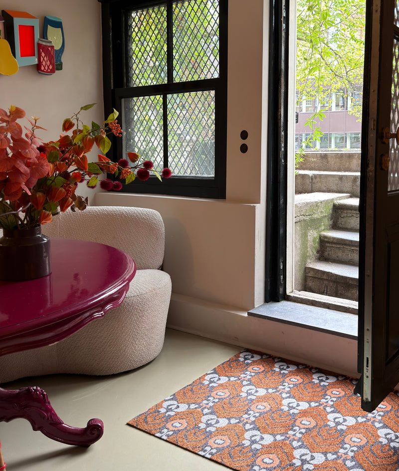 Deurmat op maat EcoLux - Damask Alex
