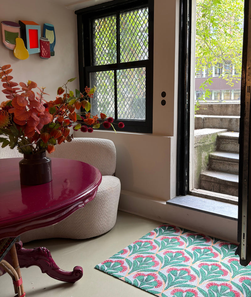 Deurmat op maat EcoLux - Flores Classic