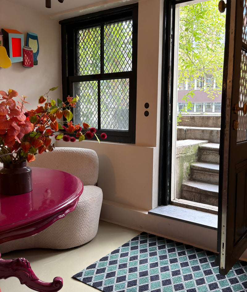 Deurmat op maat EcoLux - Circus Tile
