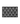 June Flower Black Outdoor Mat