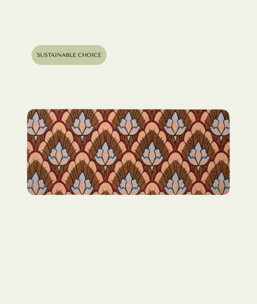 EcoLux Deurmat - June Flower Brown